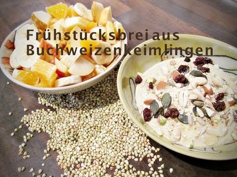 Frühstücksbrei aus Buchweizenkeimlingen (roh-vegan) #020