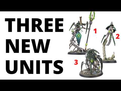 Three New Units for Warhammer 40K Necrons - Geomancer, Tomb Crawler and Canoptek Macrocytes Reviewed