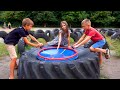 Beyblade Burst GT Rise Delta Vs Drum AMV Real Life Full Battle