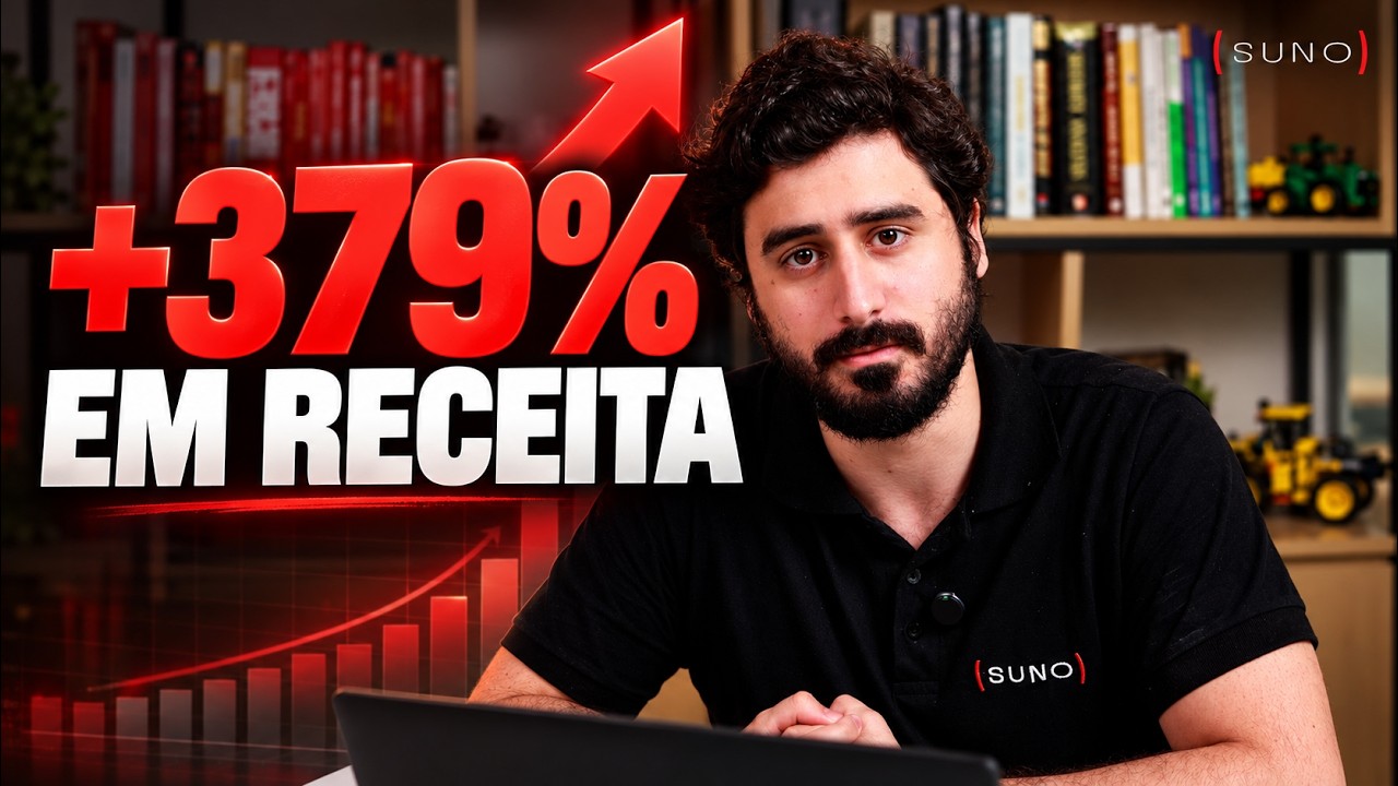 A receita dessa empresa subiu 379% em um ano!