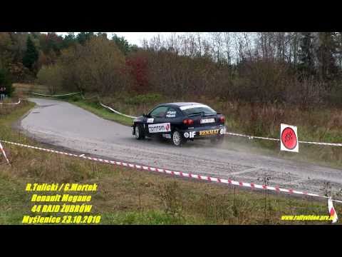 R.Tulicki /G.Mortek - Renault Megane - 44 RAJD ŻUBRÓW - Myślenice 23.10.2010