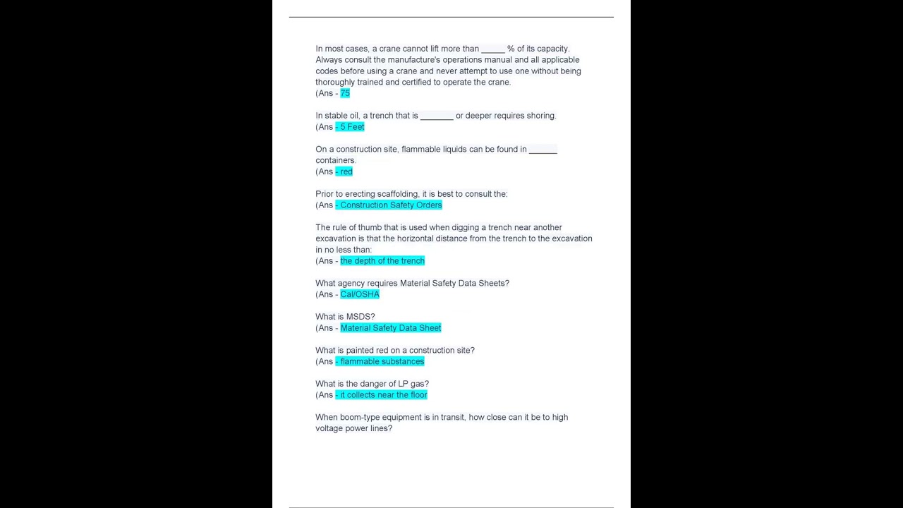 Contractors License General B Trade Practice Exam 2; Questions & Answers; A+ Guide