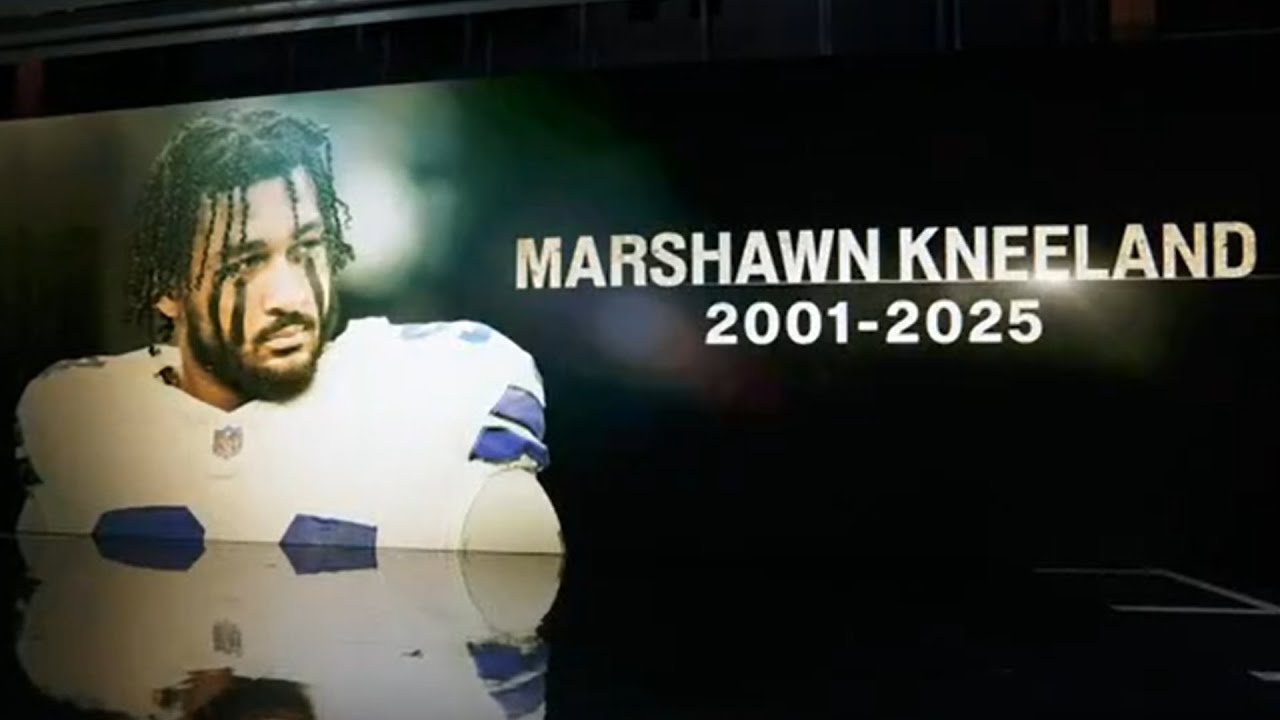 Cowboys honor Marshawn Kneeland's legacy with private candlelight vigil | NFL Live