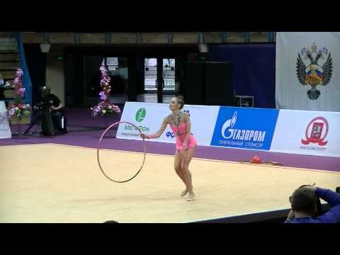 Gamalejeva Jelizaveta (LAT) hoop Grand Prix Moscow 2015 All-around