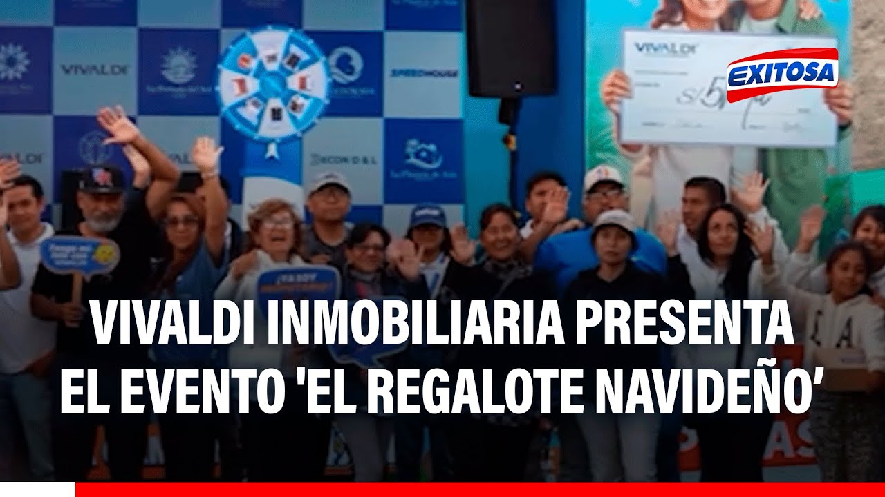 🔴🔵 Vivaldi Inmobiliaria presenta el evento 'El Regalote Navideño'