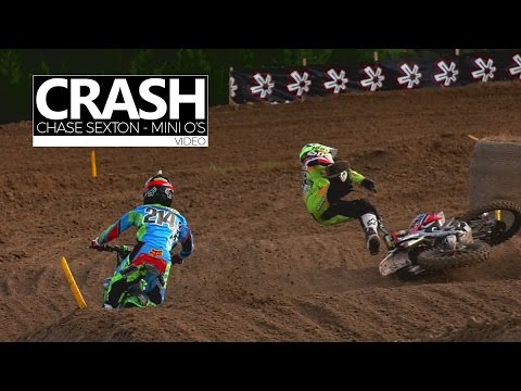 CRASH: Sudden Sand Whoop Whiplash & Wheel Tap - Chase Sexton / Min O's 2015 (MXPTV)
