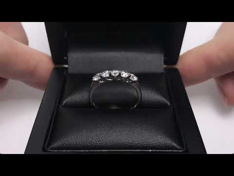 LFXYR6746, Five Stone Diamond Ring 0.75ct