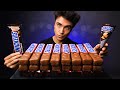 ASMR SNICKERS ICE CREAM BARS SNICKERS CHOCOLATE PARTY DESSERT MUKBANG 리얼사운드 먹방 McBang 