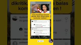 Download lagu Ratu Sofya balas komentar Netizen #shorts #artis mp3