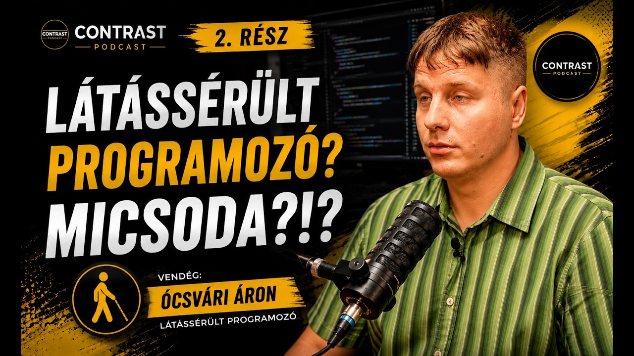 Látássérült programozó