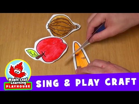 Cut the Carrot | Sing and Play Craft for Kids | Maple Leaf Learning Playhouse Video