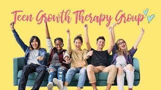 Group Counseling for Teenagers Struggling with Anxiety, Depression or Low Self-Esteem