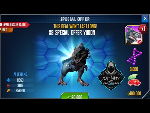 Jurassic World The Game: Special Offer Yudon Card Pack #4 (2020)