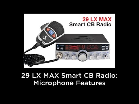 Cobra 29 LX Max Smart CB Radio: Microphone Features