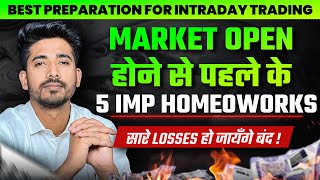 PRE-MARKET ANALYSIS TRADING STRATEYGY | HOMEWORK FOR LOSS TO PROFIT MAKING TRADER |