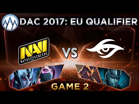 NaVi vs Secret Game 2 - DAC 2017 Europe Qualifiers - @BTSGodz & @DotaCapitalist