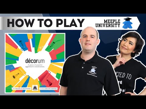 Decorum - How to Play Board Game (Stella's top 20 games of 2022)