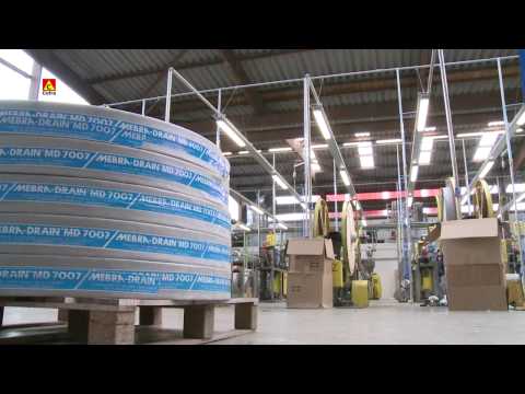 Production MebraDrain vertical drains | Geotechnics B.V.