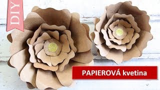 Papierový kvet 15 + 25 cm, 2 ks