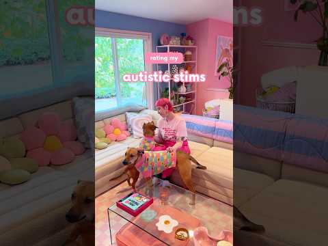 rating my stims 🌈 #actuallyautistic #autistic #stimming #disabilityawareness