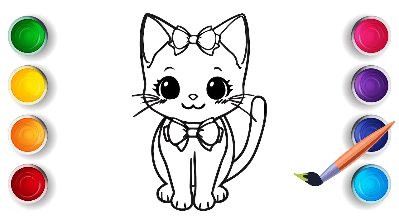 Creative Cat Coloring Pages! Fun & Educational Videos for Kids