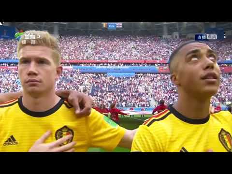 Anthem of Belgium vs England World Cup 2018