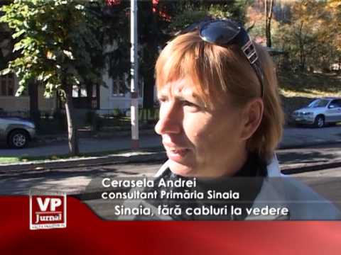 Sinaia, fără cabluri la vedere