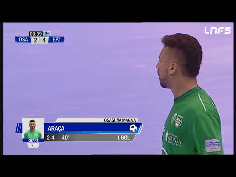 Gol Araça (2-4) Osasuna Magna - ElPozo Murcia. 1Div, J17