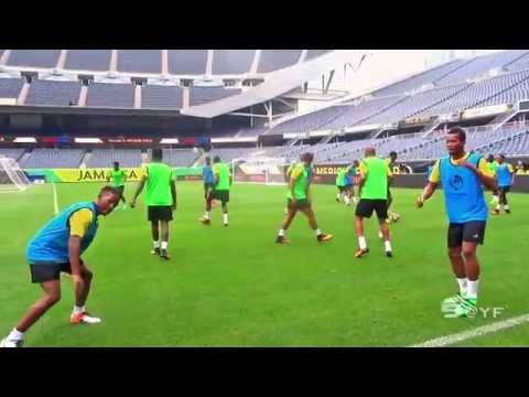 Reggae Boyz in training before Venezuela match - Copa America 2016