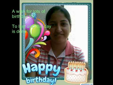 Srimoyee's Birthday Wish!!