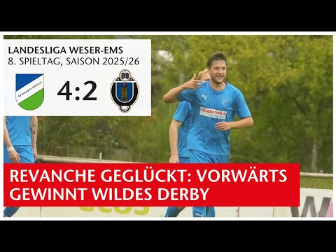 Highlights: SV Vorwärts Nordhorn – FC Schüttorf 09 | Weser-Ems Regional League 2025/26 | GN-Online