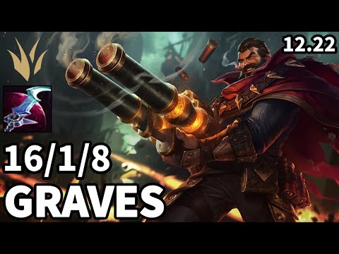 Graves Jungle vs Olaf - KR Master | Patch 12.22