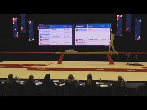 Jennifer Gadirova - GOLD-Beam-WAG SNR App-2022 British Gymnastics Championships