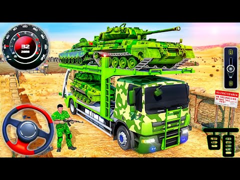US Army Transport Simulator 3D - Army Vehicle Transporter Truck Driving - Android GamePlay
