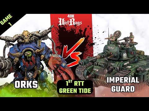 Orks 3-0 RTT Game 1 vs Imperial Guard | Chapter Approved Competitive | Warhammer 40k Battle Report