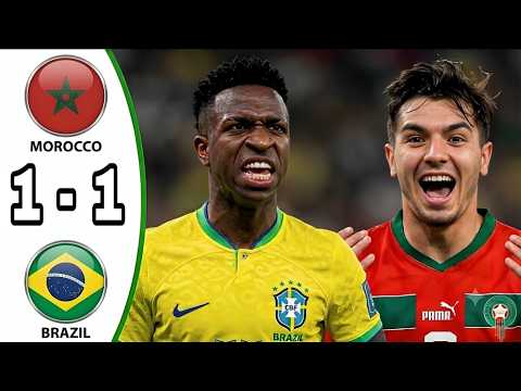 ملخص مباراة المغرب والبرازيل | دور المجموعات - كأس العالم | Morocco vs Brazil FIFA 2026