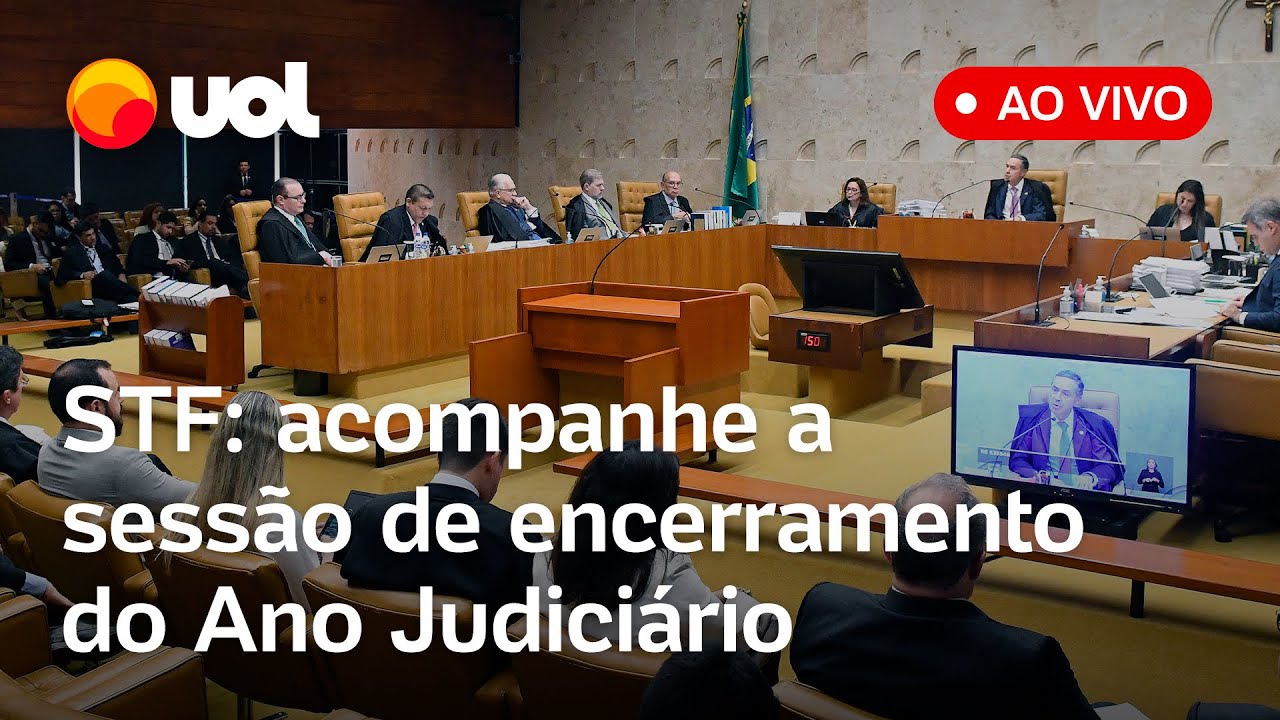🔴 STF AO VIVO: Supremo analisa os julgamentos de 2023 em sessão de encerramento do Ano Judiciário