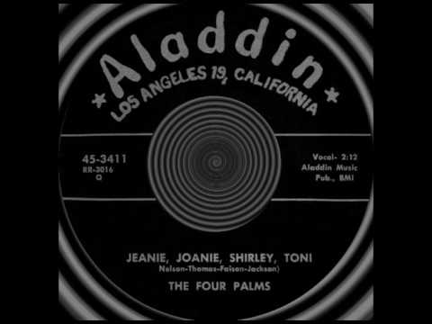 JEANIE, JOANIE, SHIRLEY, TONI, The Four Palms, Aladdin #3411  1958