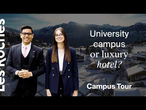 A hospitality university that looks like a mountain resort | Les Roches Crans-Montana campus tour