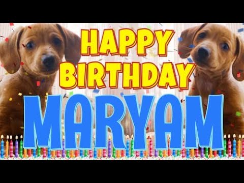 Happy Birthday Maryam! ( Funny Talking Dogs ) What Is Free On My Birthday