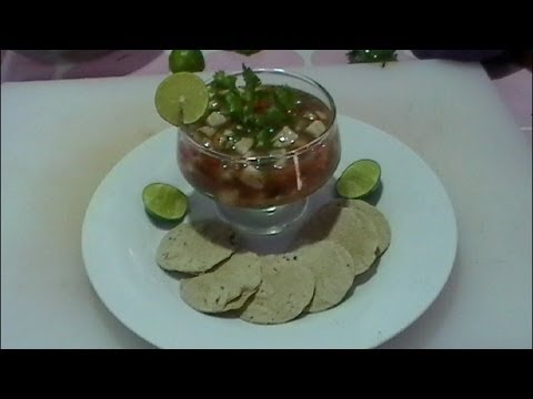 Ceviche de pescado acapulqueño. Receta #20 receta de ceviche de pescado
