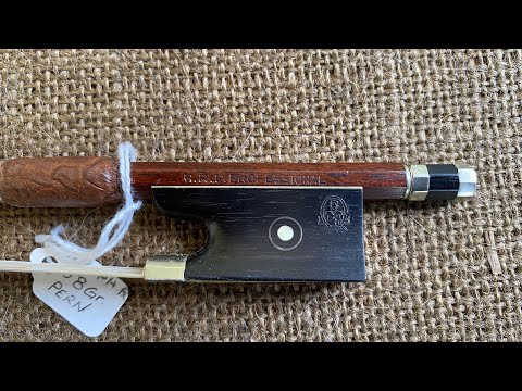 SOLD B-204 HRP Professional  H R Pfretzchner Violin Bow 58 G Pernambuco for Sale.