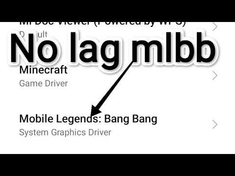 How to fix lag Mlbb