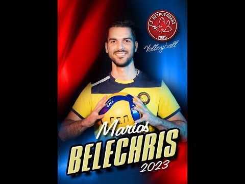 Marios Belechris - Libero - Volleyball Highlights - A2 Division, Season 22-23