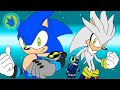 Sonic and Silver but they have Omnitrixes from Ben 10 [Animation short]