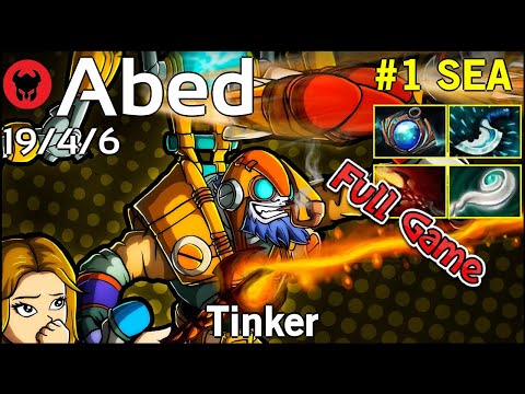 Abed [Fnatic] plays Tinker!!! Dota 2 Full Game 7.19