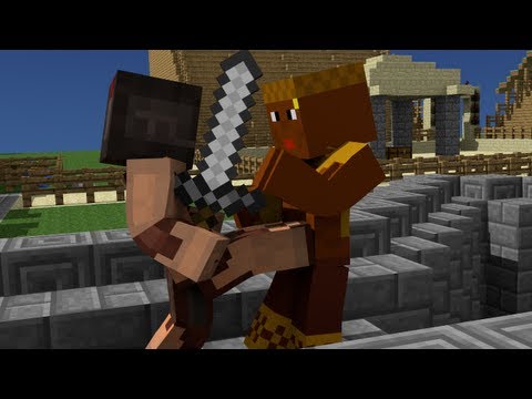 Minecraft Animation: THIS IS SPARTA! Minecraft Blog