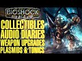 Bioshock All Collectibles Guide All Audio Diaries All Weapon Upgrades All All Tonics Plasmids