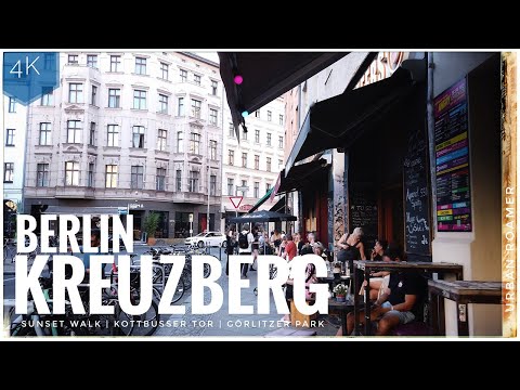 HOT Berlin Kreuzberg Walk in Summer 2023 - Kottbusser Tor & Görlitzer Park Area - Germany | 4K 50FPS