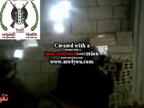 رباط عناصر كتيبة عاصفة الجنوب على جبهة عتمان في محافظة درعا